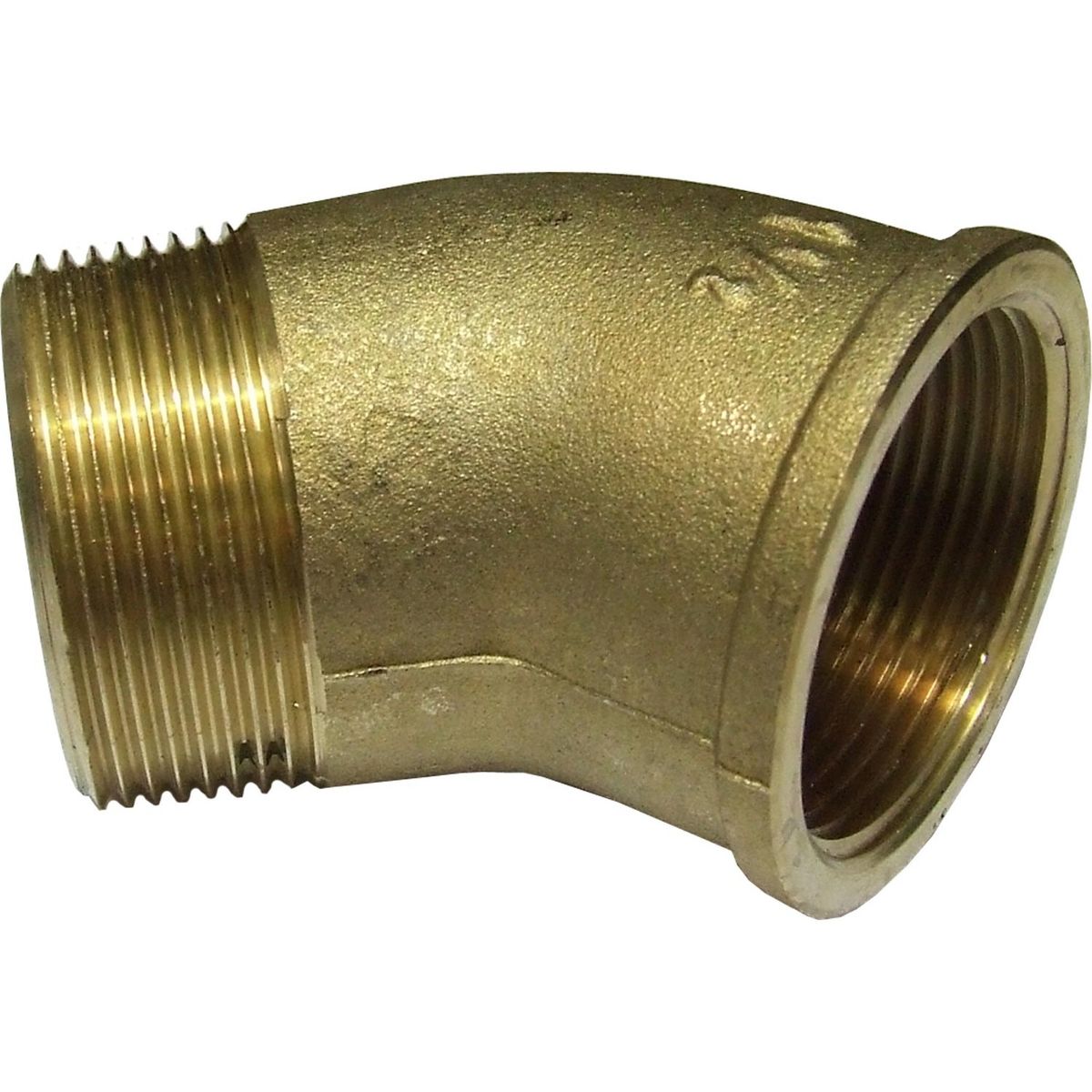 Maestrini Brass Compact 45ø Elbow (1-1/2" BSPT Male / BSP Female)