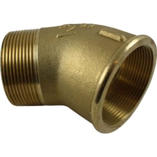 Maestrini Brass Compact 45ø Elbow (2" BSPT Male / BSP Female)