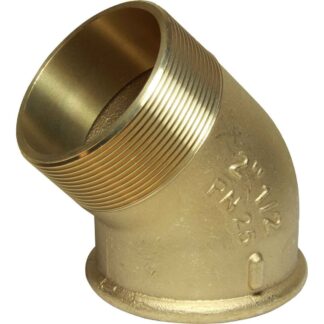 Maestrini Brass Compact 45ø Elbow (2-1/2" BSPT Male / BSP Female)