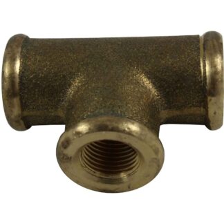 Maestrini Brass Equal Tee Fitting (Female Ports / 1/8" BSP)