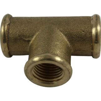 Maestrini Brass Equal Tee Fitting (Female Ports / 1/4" BSP)
