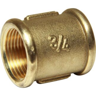 Maestrini Brass Equal Socket (Female Ports / 3/4" BSP)