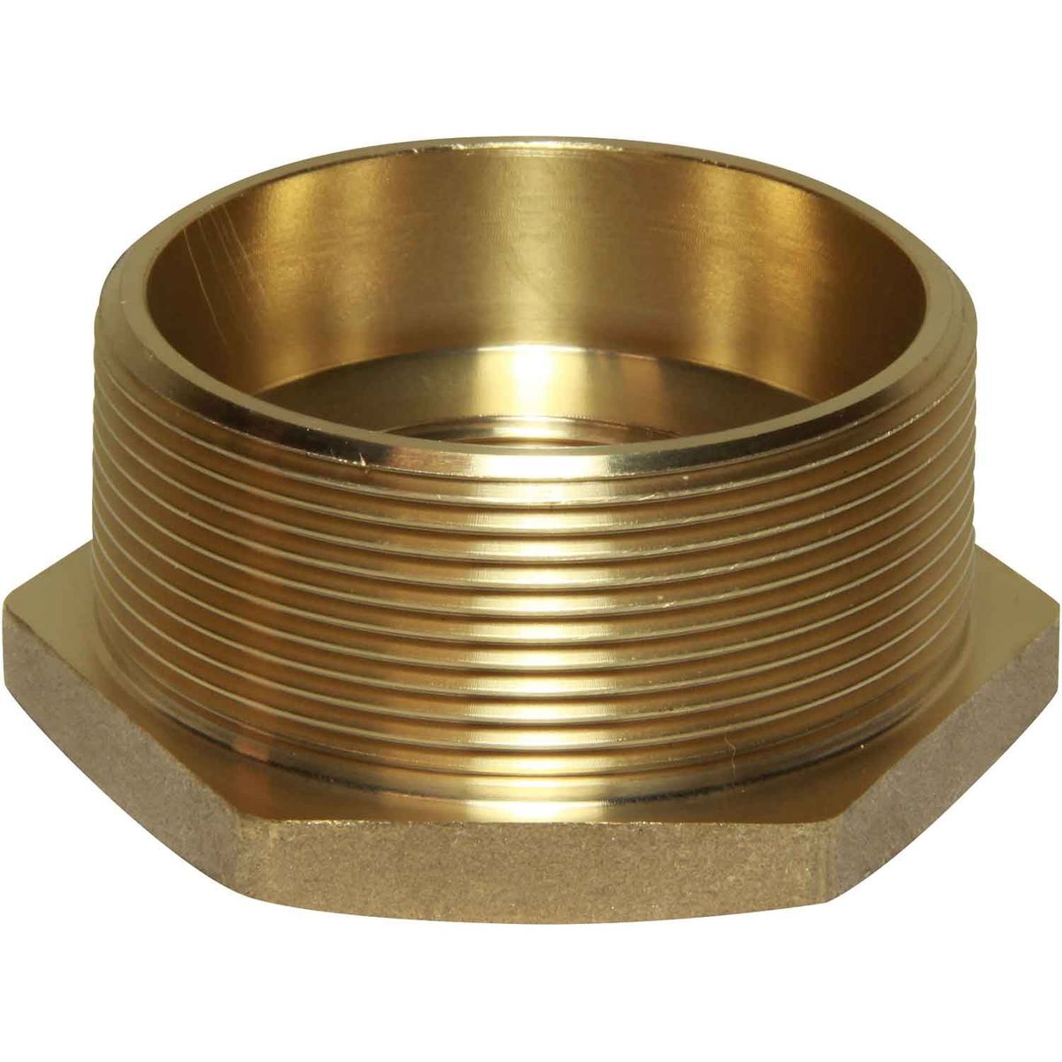Maestrini Brass Reducing Bush (2-1/2" BSPT Male to 1-1/2" BSP Female)