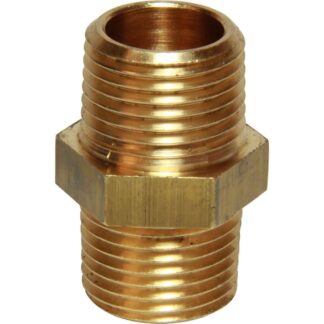 Maestrini Brass Equal Nipple (Male Thread / 1/2" BSPT)