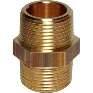 Maestrini Brass Equal Nipple (Male Thread / 3/4" BSPT)