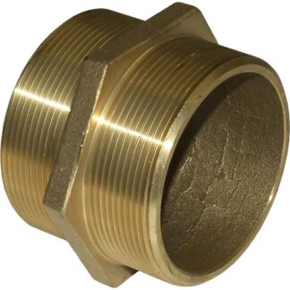 Maestrini Brass Equal Nipple (Male Thread / 2-1/2" BSPT)