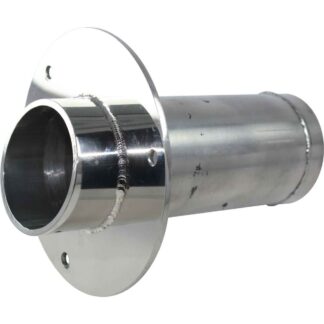 Seaflow Stainless Steel Exhaust Outlet (57mm ID Hose / Straight)