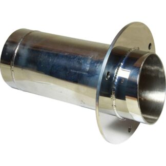 Seaflow Stainless Steel Exhaust Outlet (63mm ID Hose / Straight)