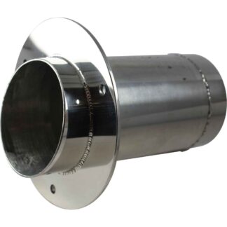 Seaflow Stainless Steel Exhaust Outlet (76mm ID Hose / Straight)