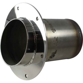 Seaflow Stainless Steel Exhaust Outlet (89mm ID Hose / Straight)
