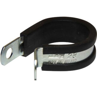 AG Zinc Rubber Lined P Clips (28mm / Pack of 5)