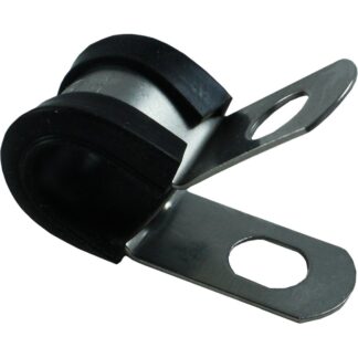 AG Stainless Steel Rubber Lined P Clips (8mm / Pack of 10)