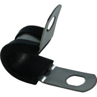 AG Stainless Steel Rubber Lined P Clips (10mm / Pack of 10)