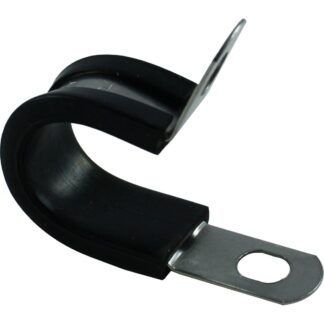 AG Stainless Steel Rubber Lined P Clips (16mm / Pack of 10)