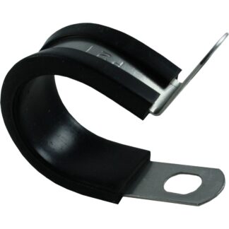 AG Stainless Steel Rubber Lined P Clips (21mm / Pack of 5)