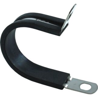 AG Stainless Steel Rubber Lined P Clip (34mm / Sold Singularly)