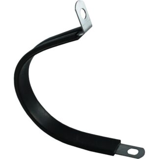 AG Stainless Steel Rubber Lined P Clip (52mm / Sold Singularly)