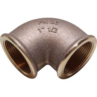 Maestrini Bronze Compact 90 Degree Elbow (Female Ports / 1-1/2" BSP)