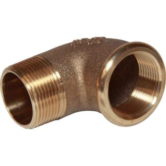 Maestrini Bronze Compact 90¡ Elbow (1-1/4" BSPT Male / BSPP Female)