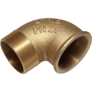 Maestrini Bronze Compact 90¡ Elbow (2-1/2" BSPT Male / BSPP Female)