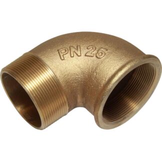 Maestrini Bronze Compact 90ø Elbow (3" BSPT Male / BSPP Female)