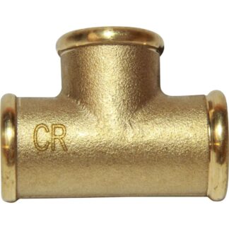 Maestrini DZR Equal Tee Fitting (Female Ports / 3/8" BSP)