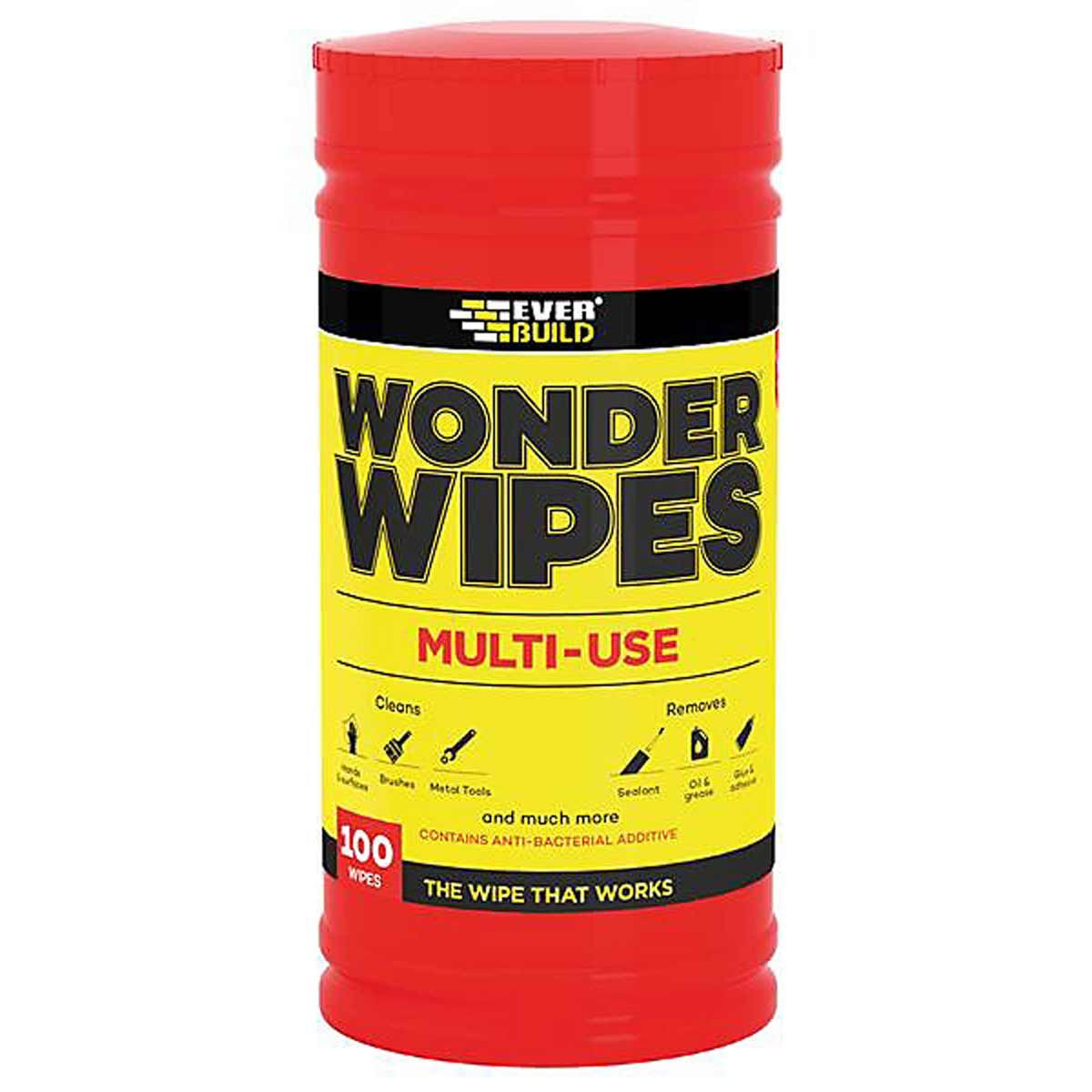 Everbuild Heavy Duty Wonder Wipes (Pack of 100)