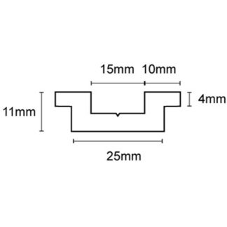 Wilks Bump! Track for Fendering (3 Metres)
