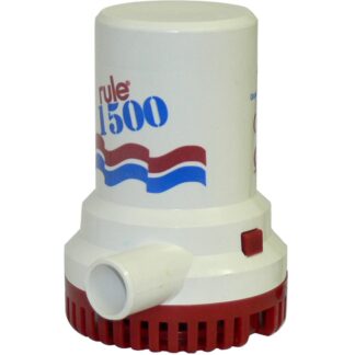 Rule 02 1500 Submersible Bilge Pump (12V / 94 LPM / 28mm Hose / 750mm)