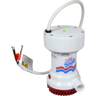 Rule 53S 2000 Automatic Submersible Bilge Pump (12V / 126 LPM / 28mm)