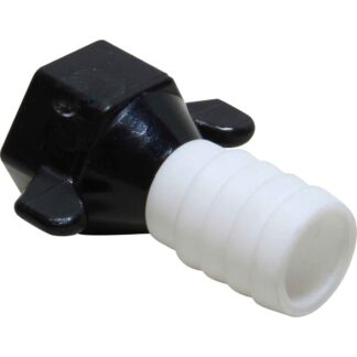 SHURflo Straight Wing Nut Fitting 1/2" NPT Female to 19mm ID Hose