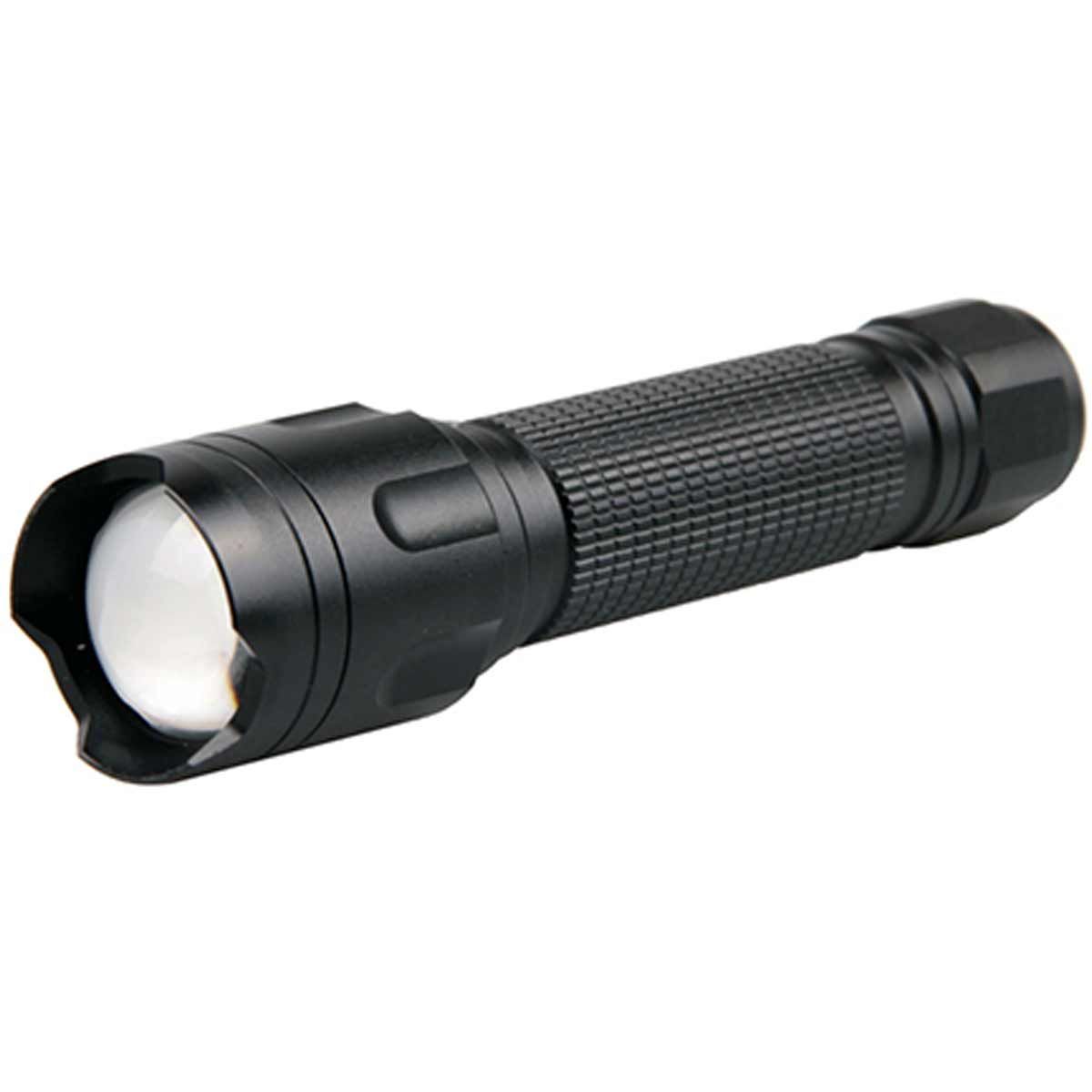 MasterPro USB Rechargeable Aluminium Torch (4x 3W LED, 1200lm, 143mm)