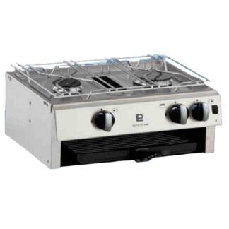 Tasman 4500 Twin Hob with Grill and Ignition