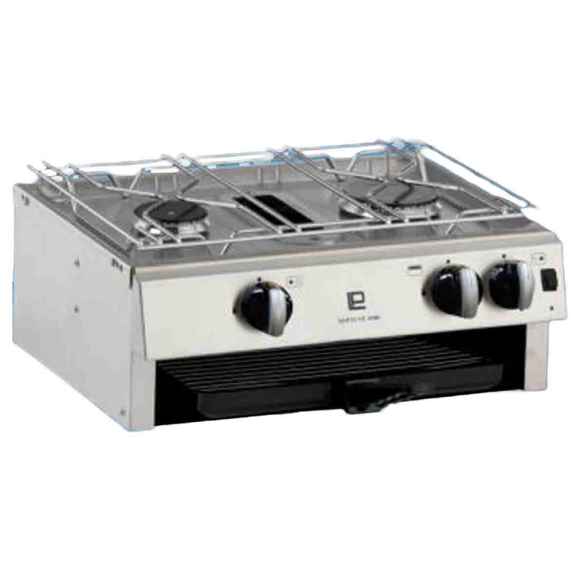 Tasman 4500 Twin Hob with Grill and Ignition