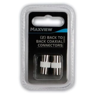 Maxview TV / FM Coaxial Connectors Back to Back (Pair)