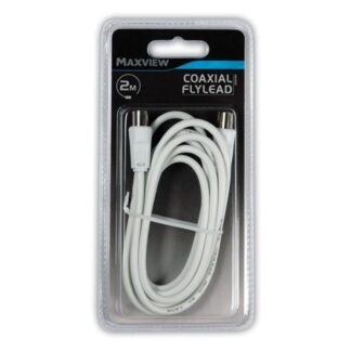 Maxview Flylead Coaxial with Back/Back Connections (2 Metres)