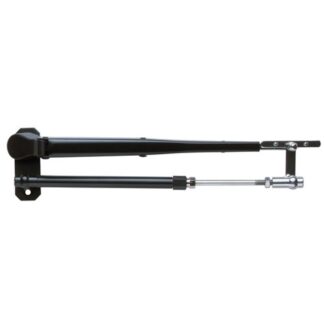 Marinco Wiper Arm Pantographic SS 12" - 17" Articulating Black