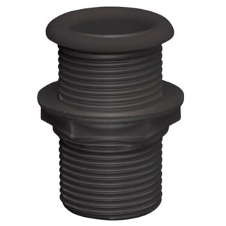 Can Plastic Drain Socket Large (25mm Diameter / Black)