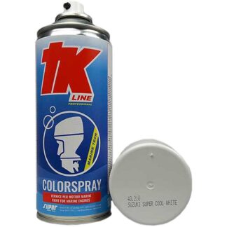 TK Colorspray Suzuki Super Cool White Engine Paint 400ml (Each)