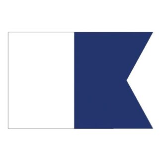 Flag International Code Signal A (30 x 45cm)