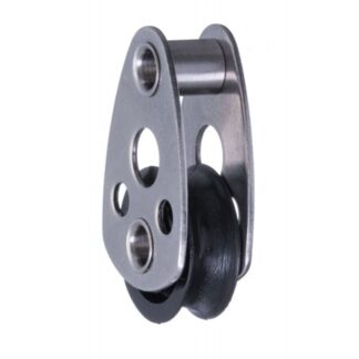RWO SS Micro Block Single 17mm Acetal Sheave with Hollow Spacer Head