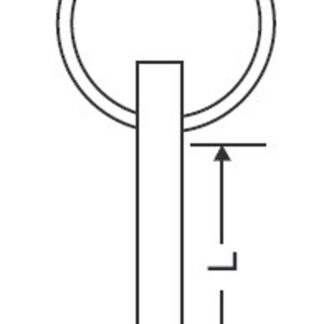 RWO Quick Pin Ring Pull 6mm Diameter x 19mm Long