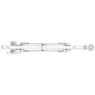 Wagner 700 UK Hydraulic Steering Ram (1/4" NPTF / 84 KGM)