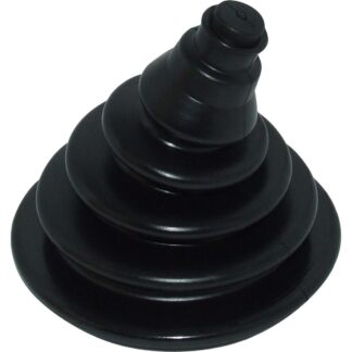 Black Cable Sealing Gaiter (102mm Diameter / 10mm-18mm Cable)