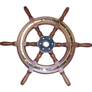 Stazo Type 01 Wooden Spoked Marine Steering Wheel (550mm)
