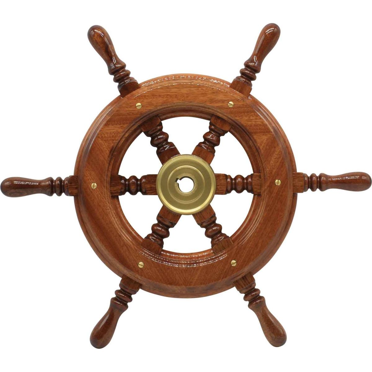 Osculati Wooden Spoked Steering Wheel (420mm)