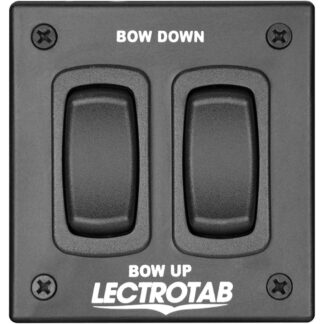 Lectrotab Flat Rocker Control Panel (12V & 24V / Dual Station)