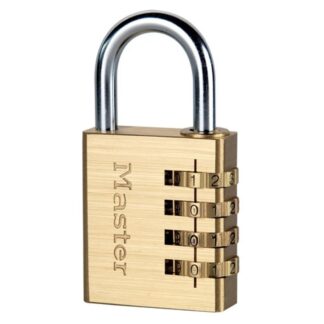 Masterlock Combination Padlock with Brass Finish (40mm)