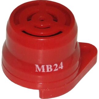 Warning Buzzer (Red Plastic / 24 Volt)