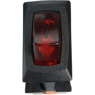 AG Red Illuminated 12V Rocker Switch (Off / On)